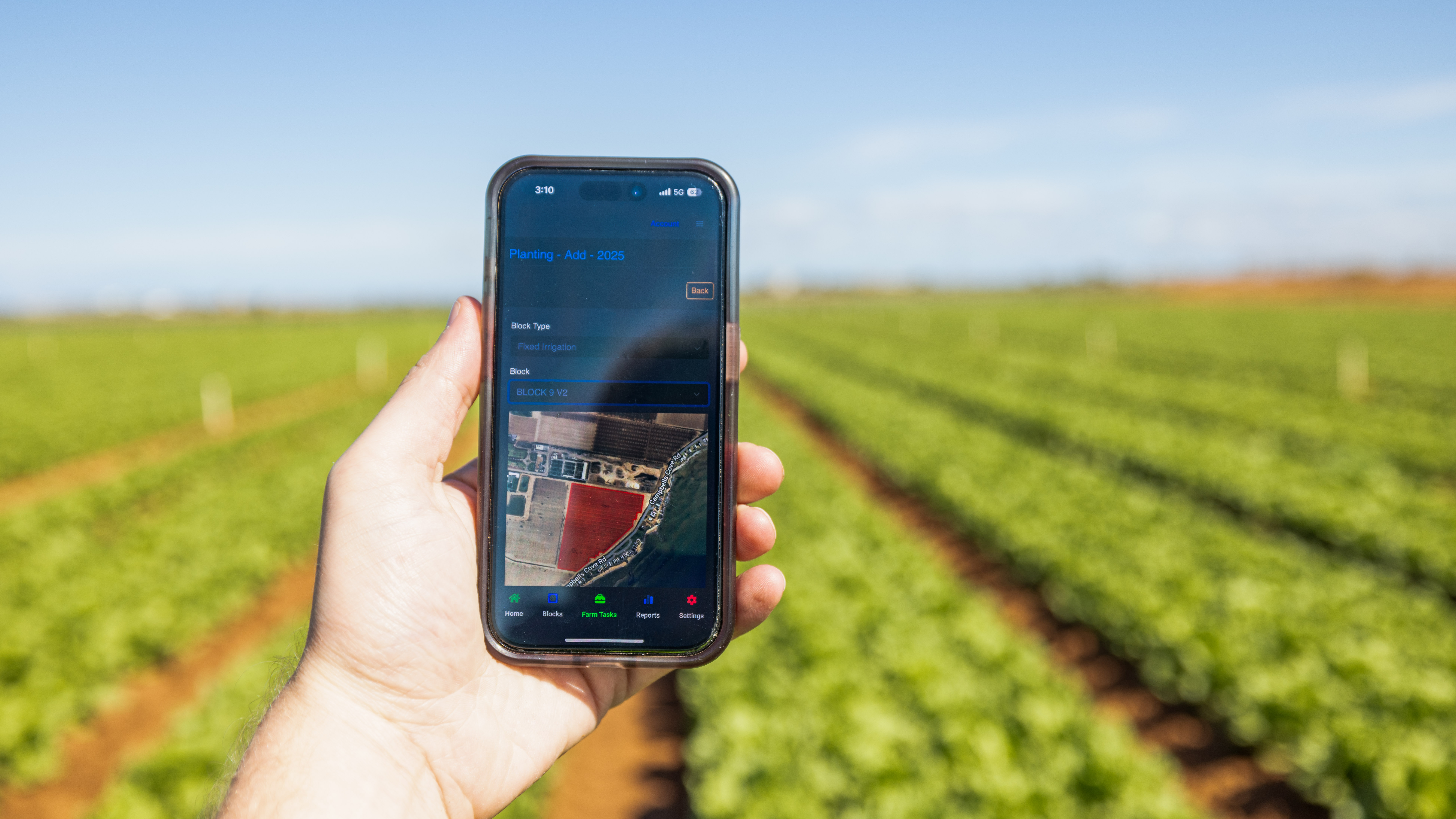 Add a Fixed Planting in click2gro